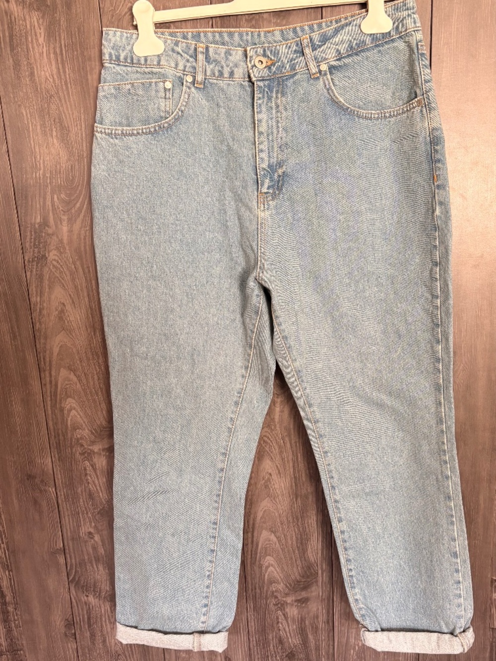 Ragged Jeans Men’s Size 34 Light Wash Denim Straight Leg Distressed